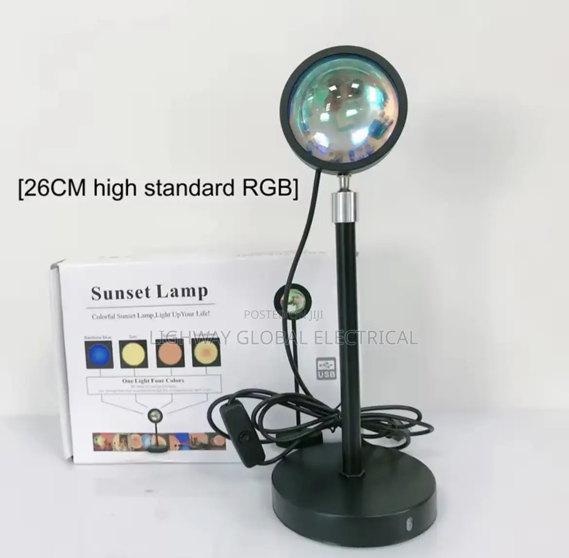 Led Usb Portable Mood Sunset Projector Home Decor Lamp