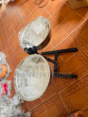 Double Stainless Plate With Stand