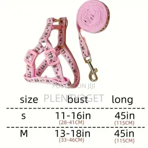 1pc Puppy Pull Adjustable Chest Back Teddy Golden Retriever Outdoor Pu