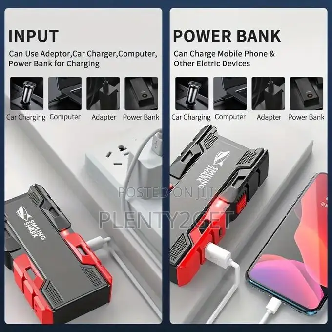 1pc Mini Flashlight, Smiling Shark Sd0712 Protable Floodlight, Led2 To