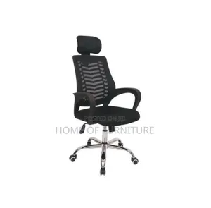 Ergonomic Office Chair – Mesh Swivel Chair With Headrest Wheels