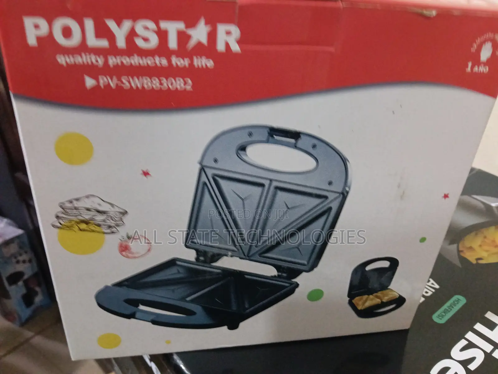 Pv-Swb830b2 Polystar Bread Toaster Quality Build