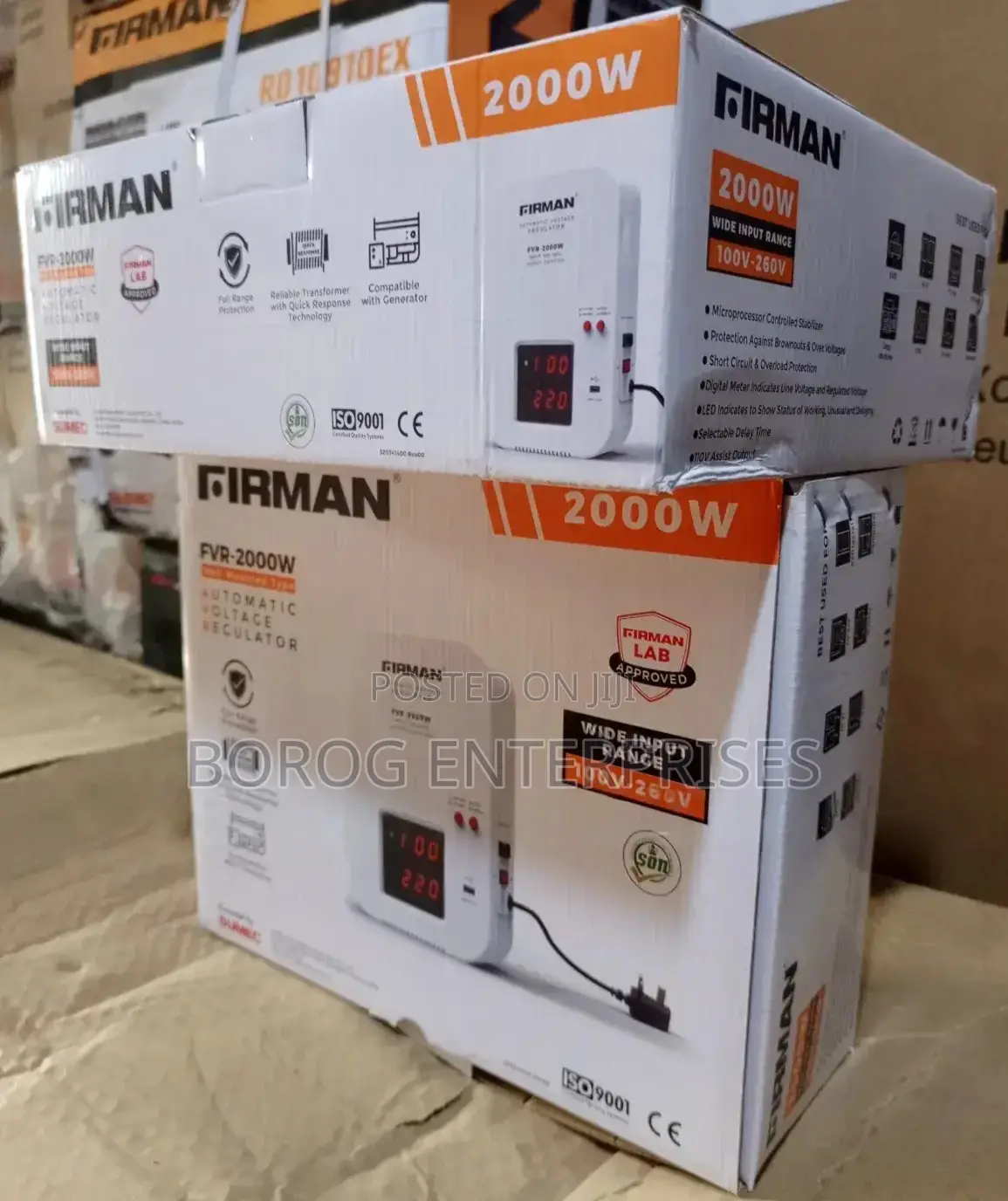 Firman 2kva Wall Mounted Stabilizer FVR 2000w
