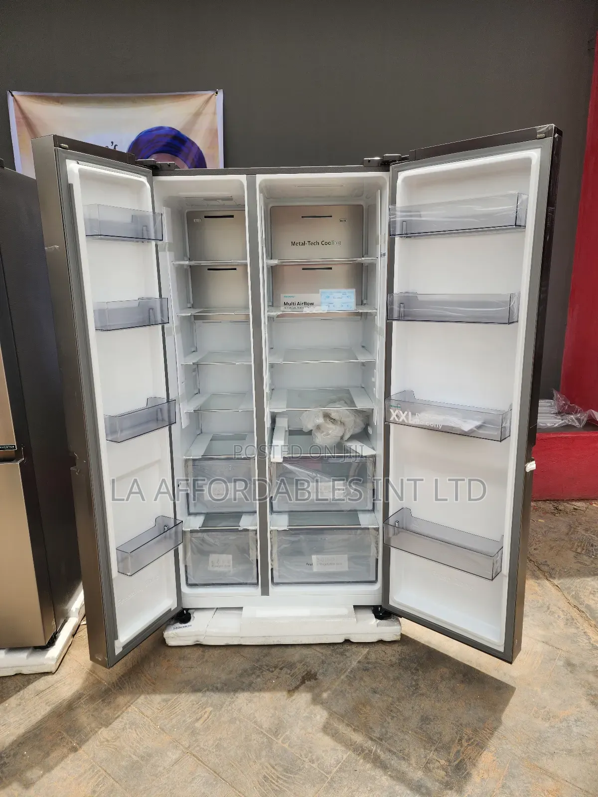 Hisense Inverter Double Door Refrigerator. Model No: Rs-87ws
