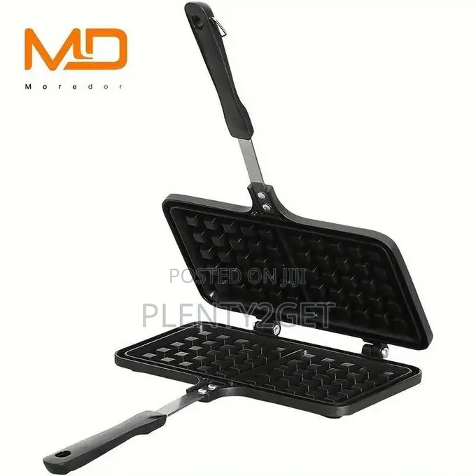 Moredor Waffle Maker Machine - Double-Headed Rectangular Nonstick Bake