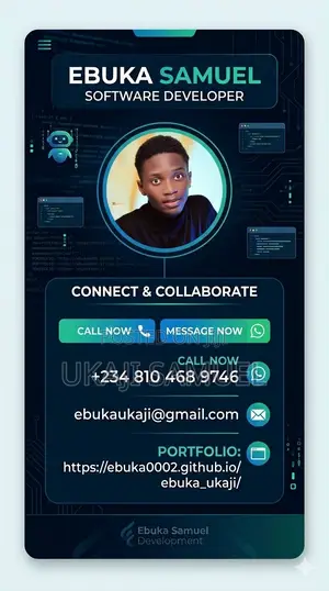 Mobile App/Web Developer