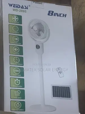 Weidasi Wd-289s 8-Inch Rechargeable Fan Very Much Available