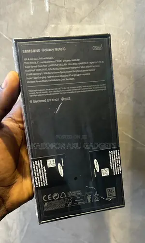 New Samsung Galaxy Note 10 5G 256 GB Black