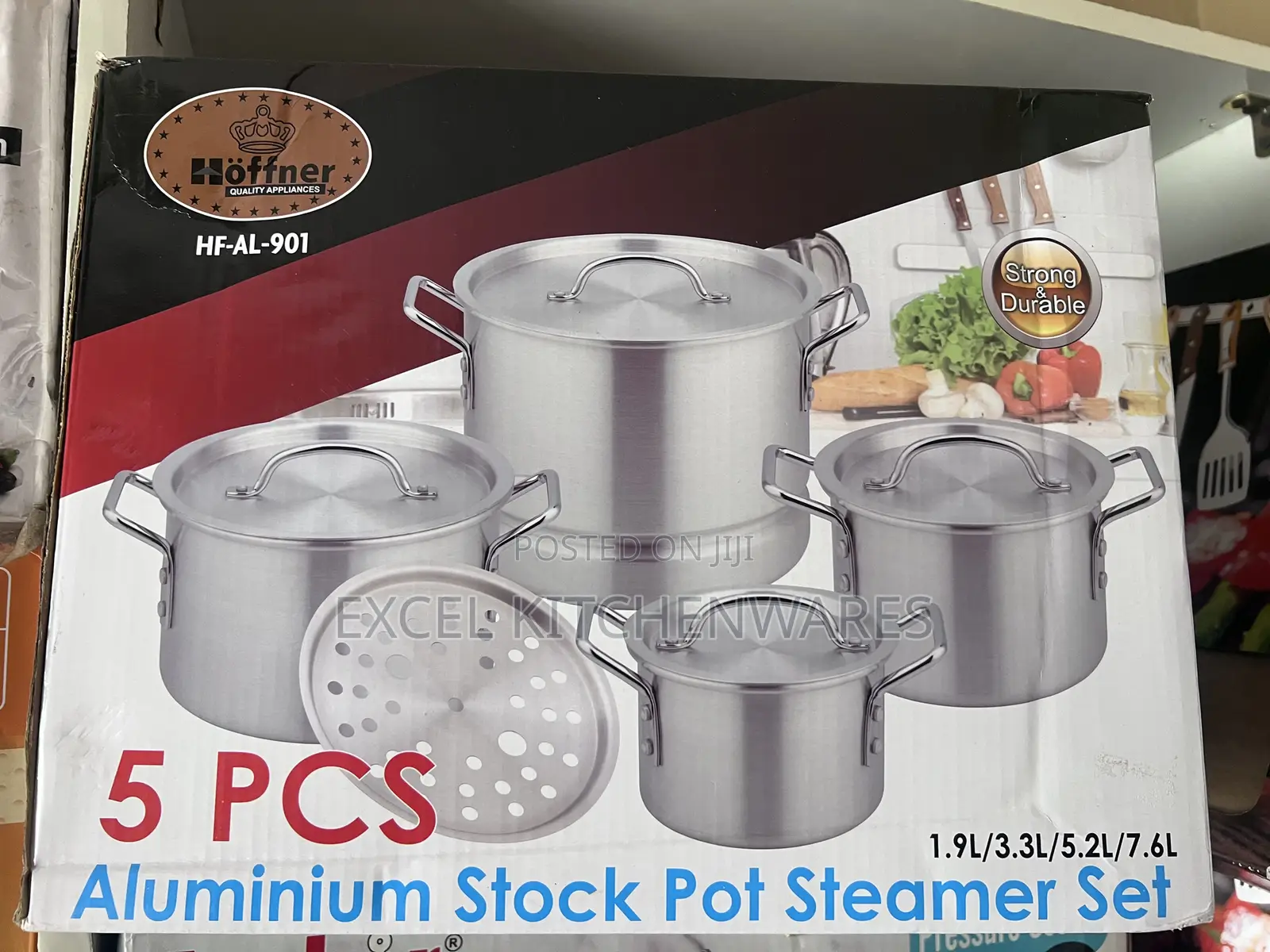 Aluminum Stock Pot Steamer Set
