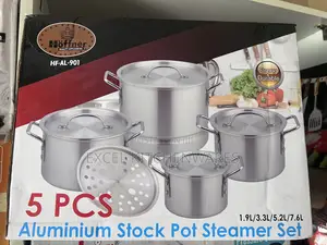 Aluminum Stock Pot Steamer Set