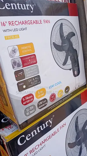 Century 16" Rechargeable Wall Fan