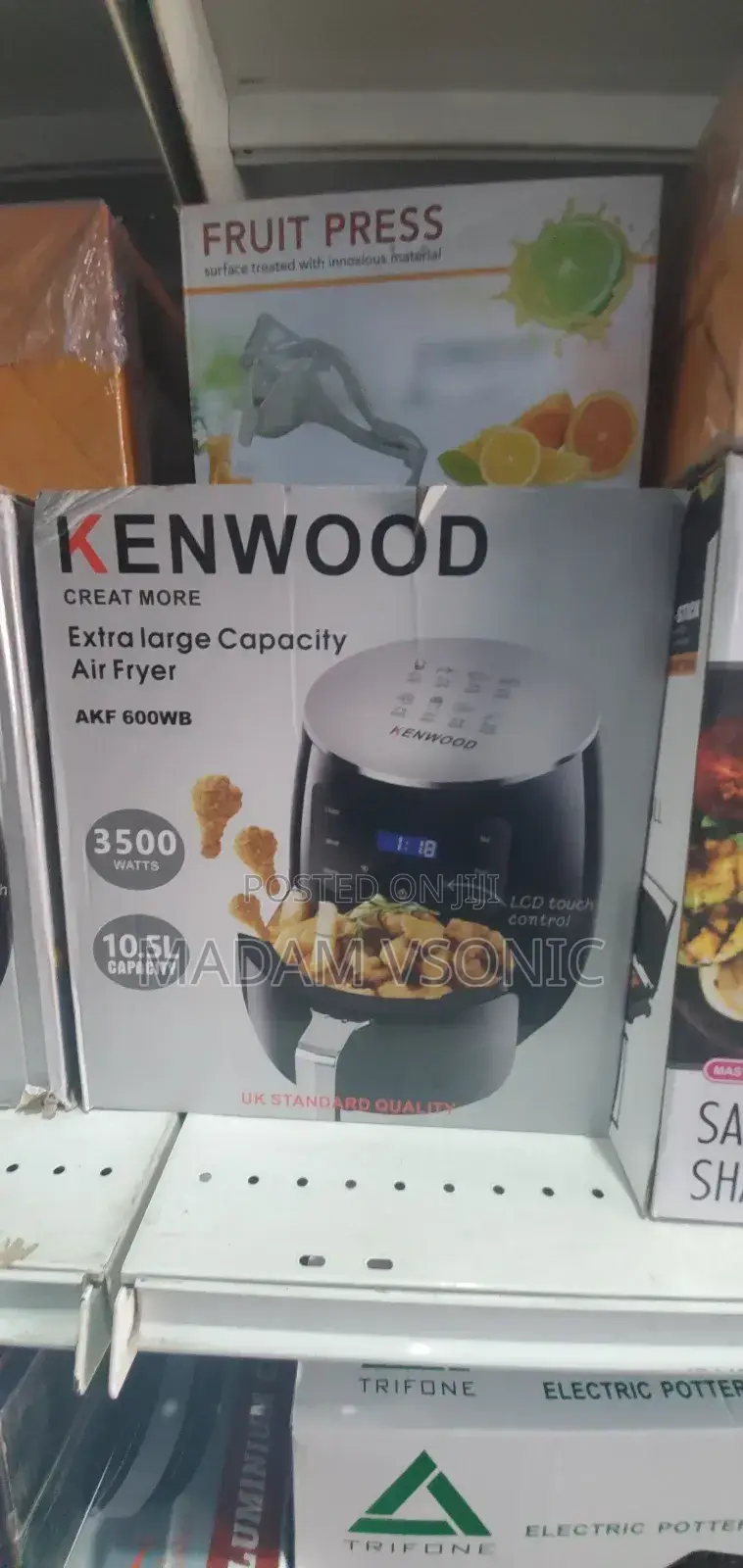 Kenwood Extra Large Capacity Air Fryer Akf-600wb