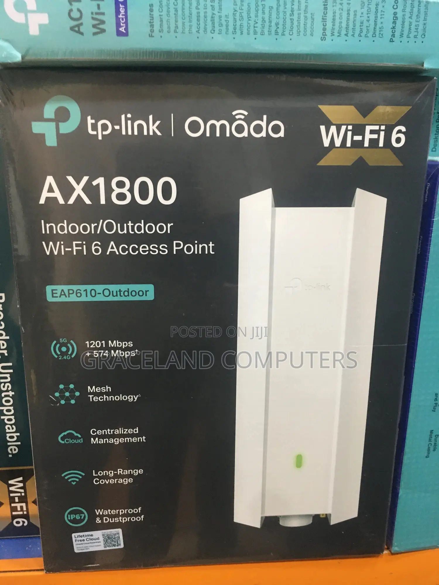 Tp-Link Omada Eap610 Ax1800 Outdoor Wifi 6 Access Point