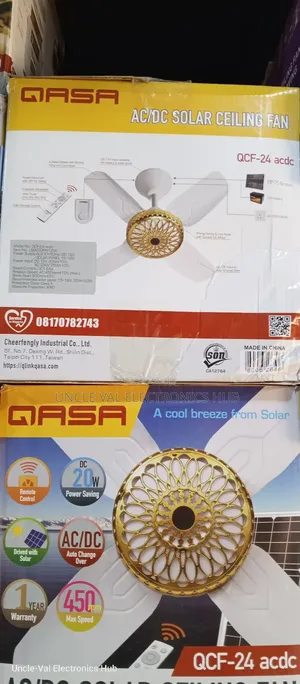 Qasa Ac/Dc Solar Ceiling Fan