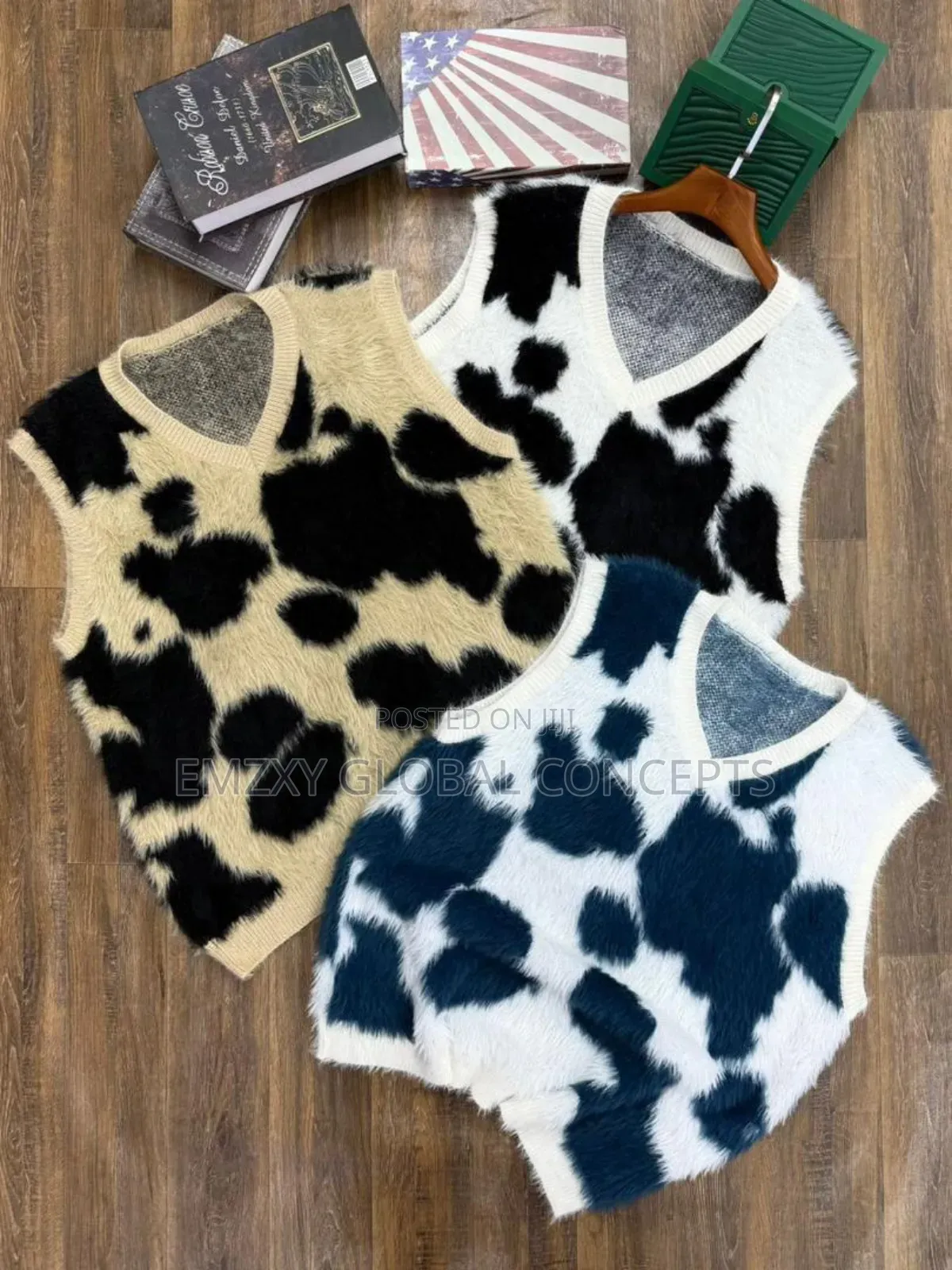 Cow Print Mohair Complex