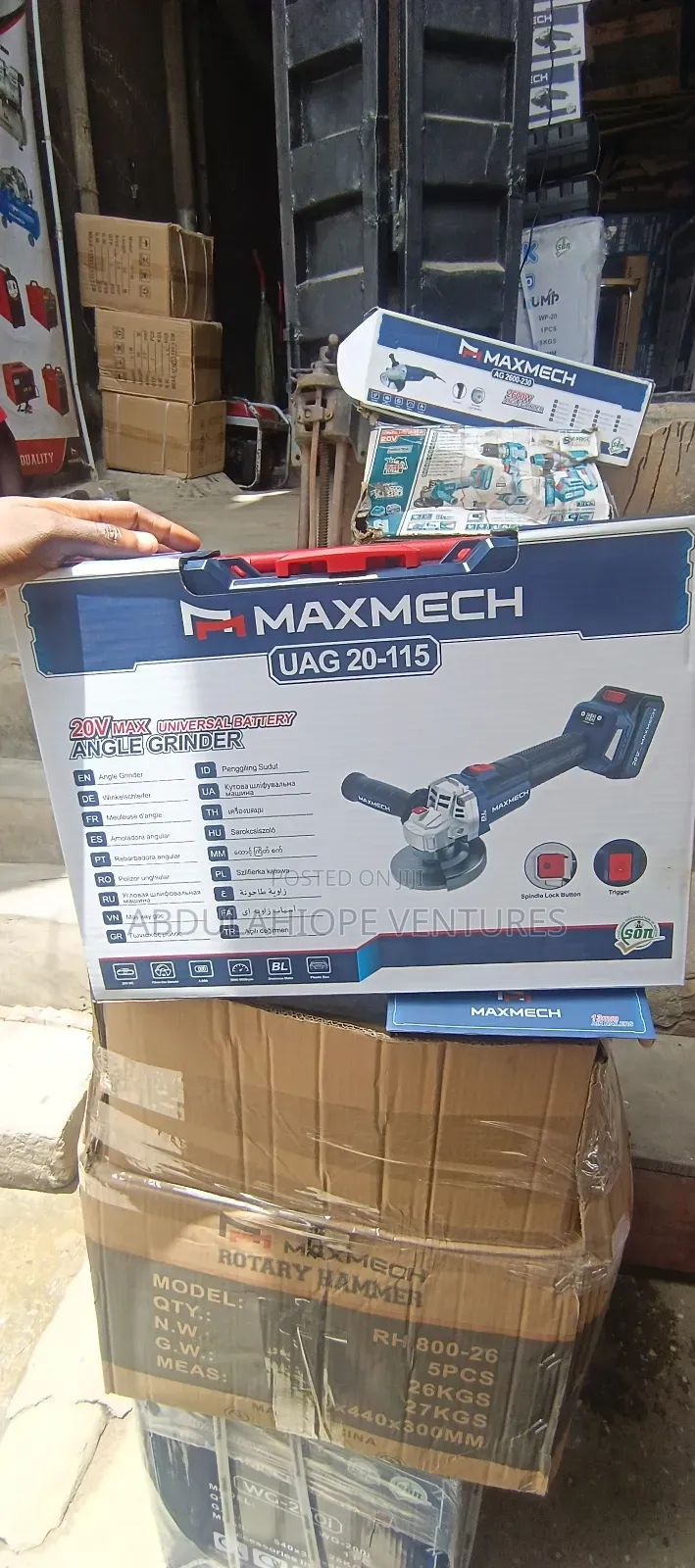 Maxmech Angle Grinder Cordless