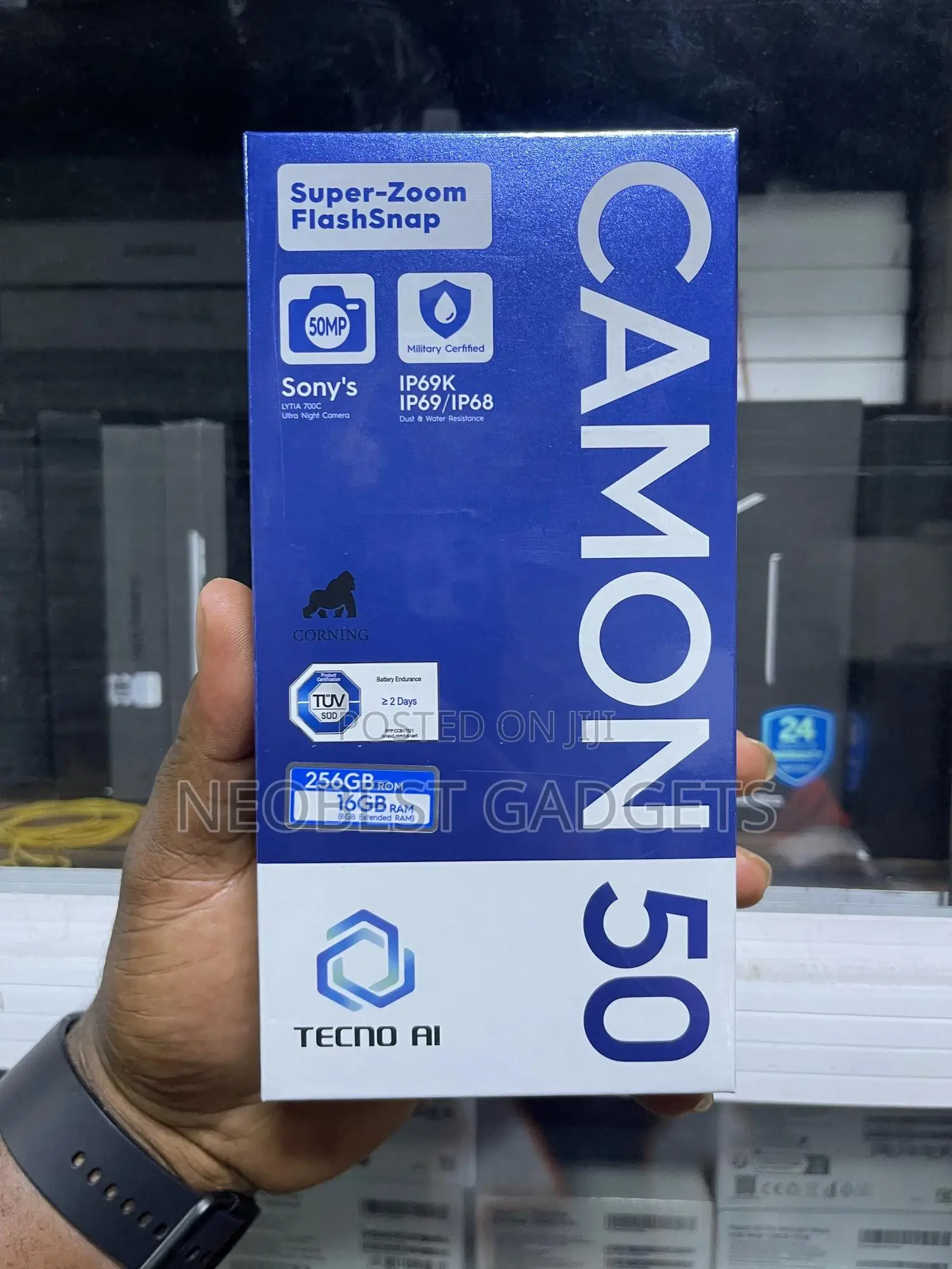 New Tecno Camon 50 256 GB