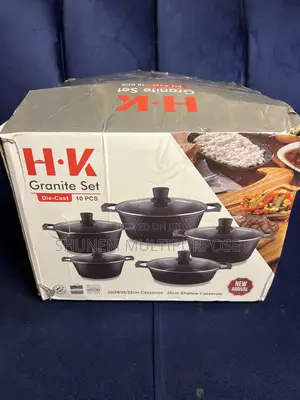 Granite Set Maifan Stone Non Stick Pot and Pan Set