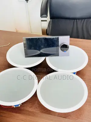7inches Smart Home Amplifier and 4 Ceiling Speakers