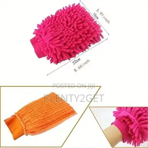 Premium Quality Ultra-Soft Microfiber Car Wash Gloves - 1pc, Anti-Scra