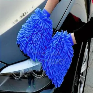 Premium Quality Ultra-Soft Microfiber Car Wash Gloves - 1pc, Anti-Scra