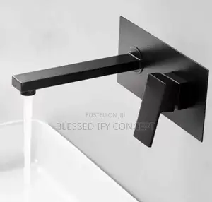 High Quality Conduit Wash Hand Basin Tap Black