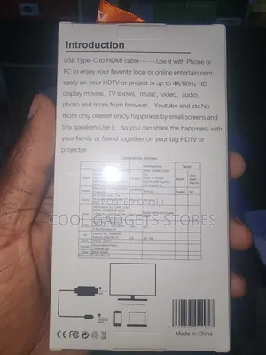 Hdmi To Type-c Cable