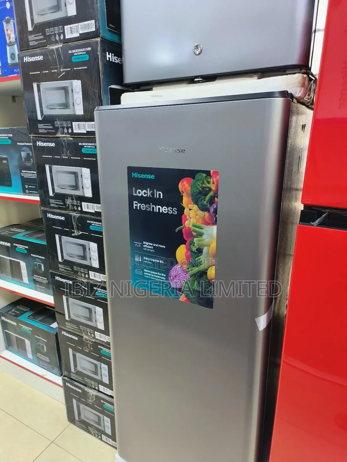 Hisense 176l Refrigerator(1door)