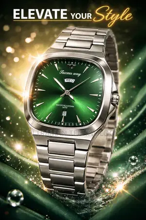 Giordano Sw Square Green Luxury Watch