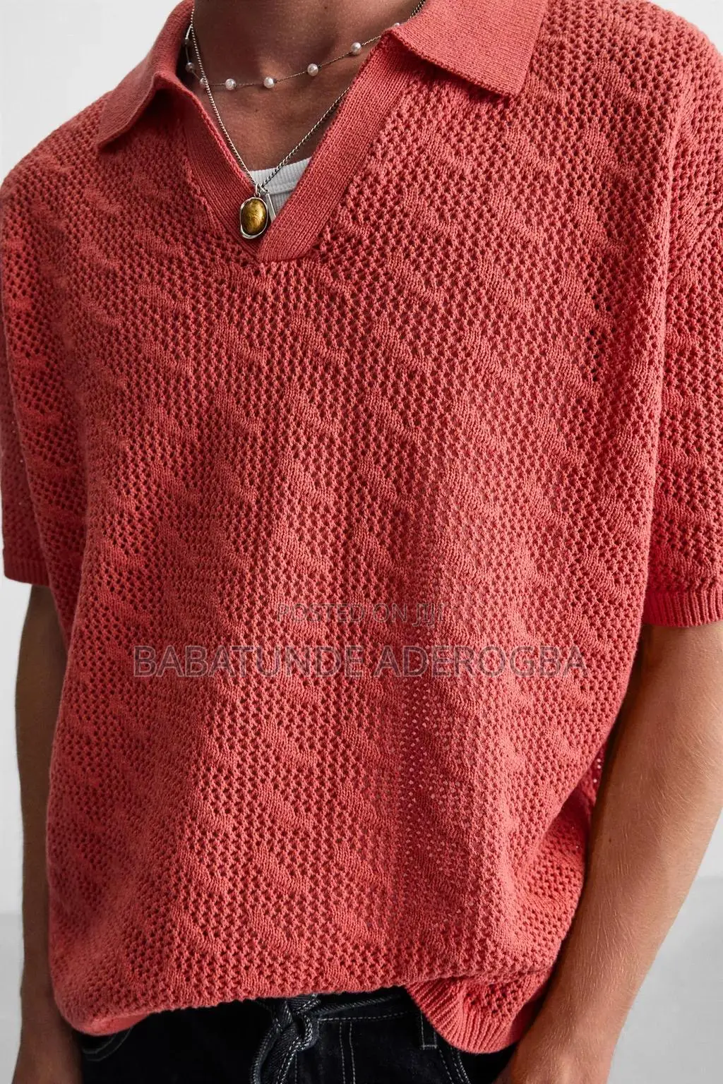 Zara Red Cotton