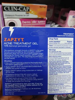 Zapzyt Acne Treatment Benzoyl Peroxide Gel