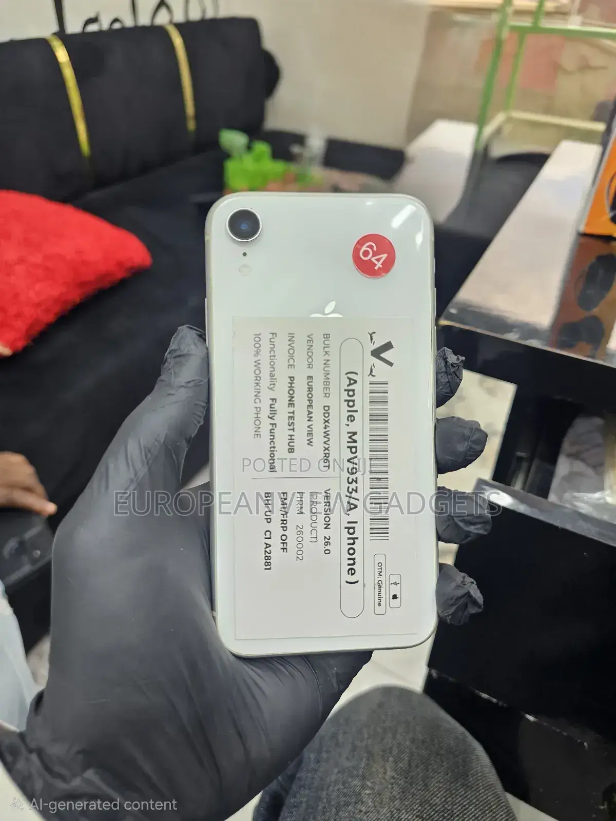 Apple iPhone XR 64 GB White