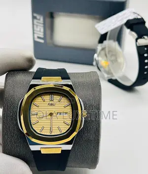 *` Fusili Senate Silicone Rubber Strap Waterproof Wristwatch` *