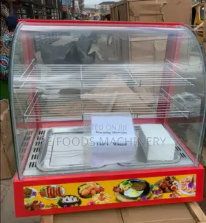 2 Plates Snacks Warmer (Red)