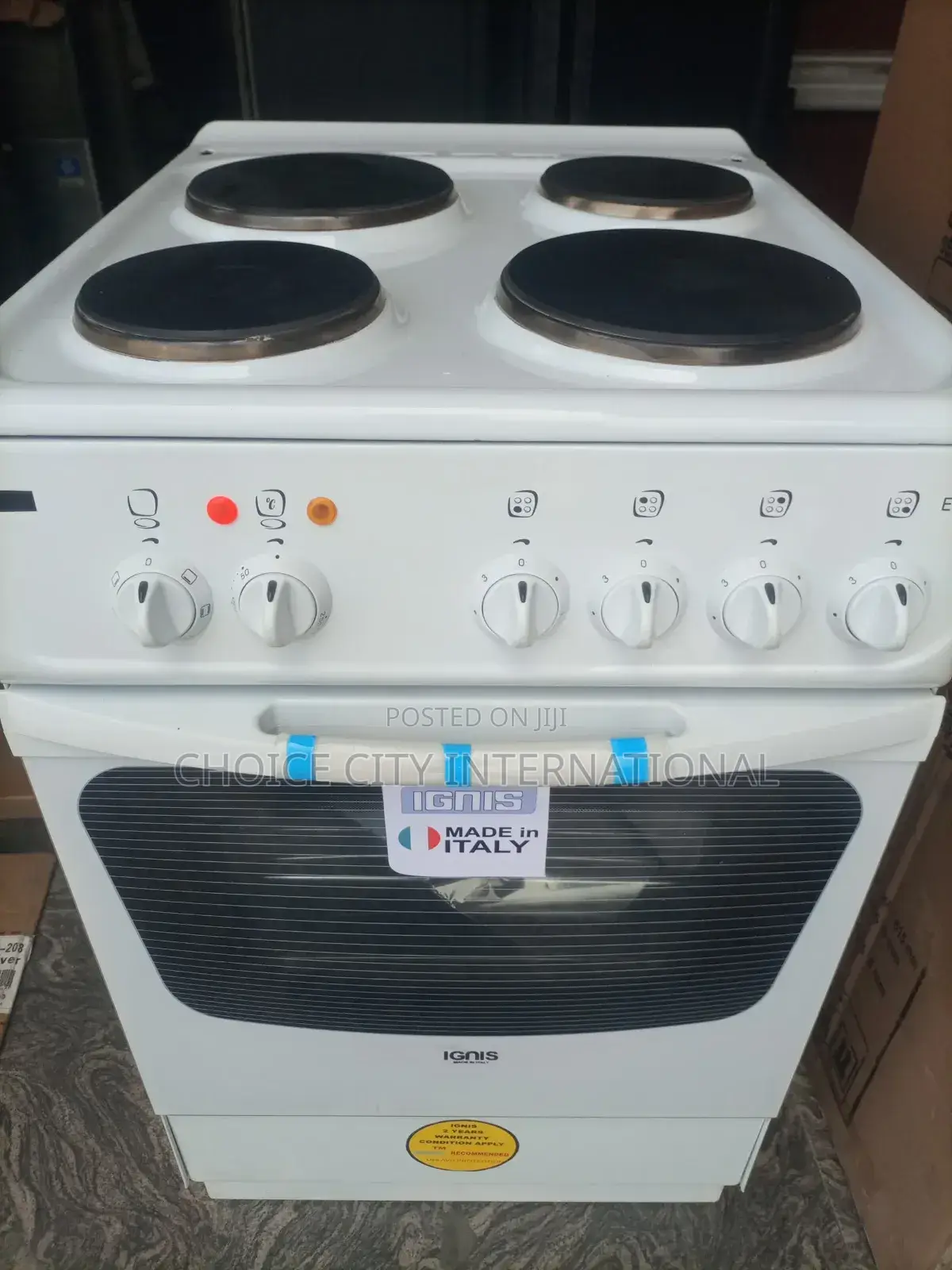 Ignis Standing Electric Cooker and Oven