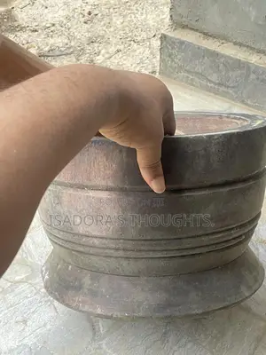 Hand-made Mortar And Pestle