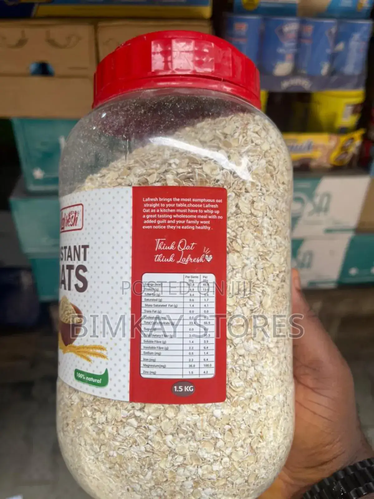 Lafresh Instant Oats 1.5kg