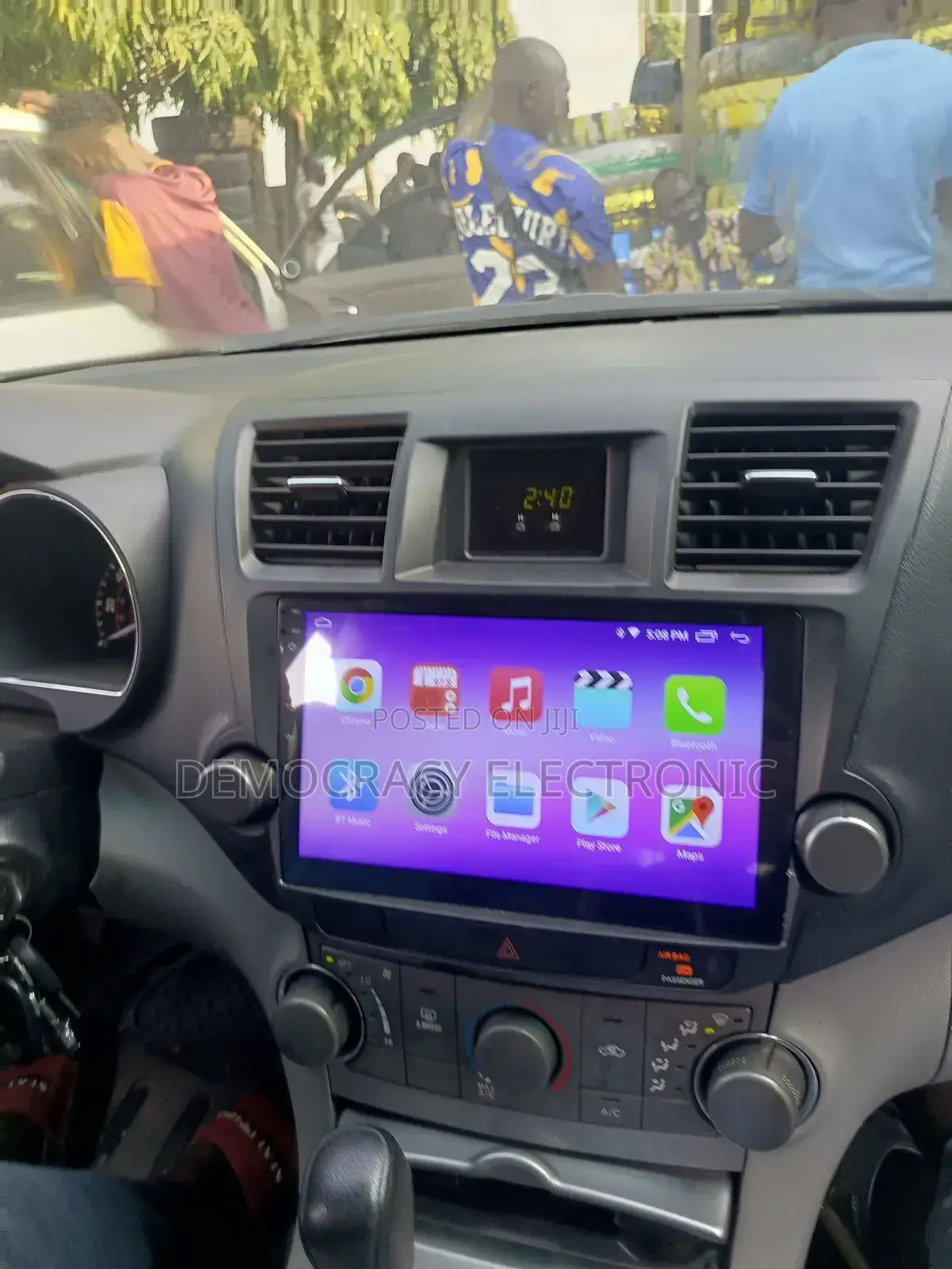 Toyota Highlander (2008/2012) Android Version With GPS (Map)