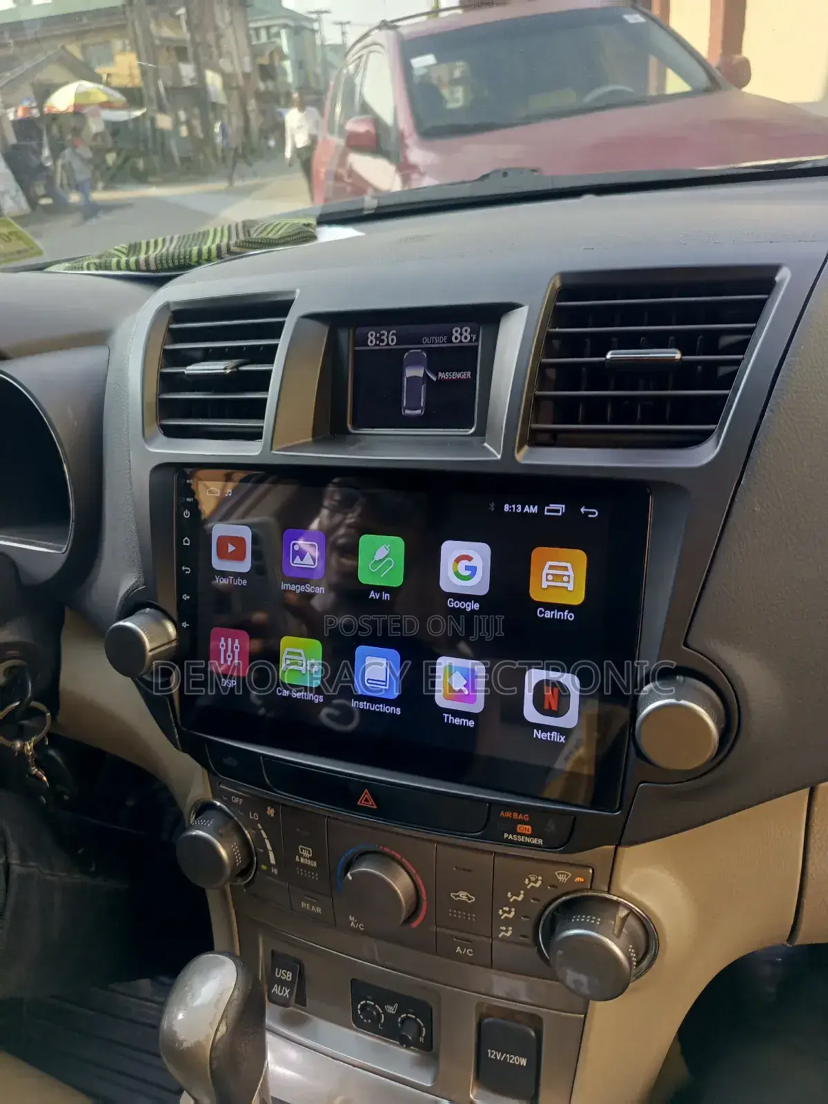 Toyota Highlander (2008/2012) Android Version With GPS (Map)