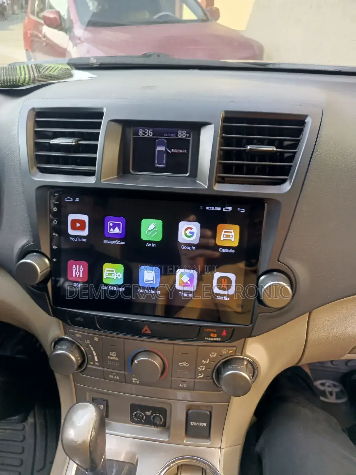 Toyota Highlander (2008/2012) Android Version With GPS (Map)