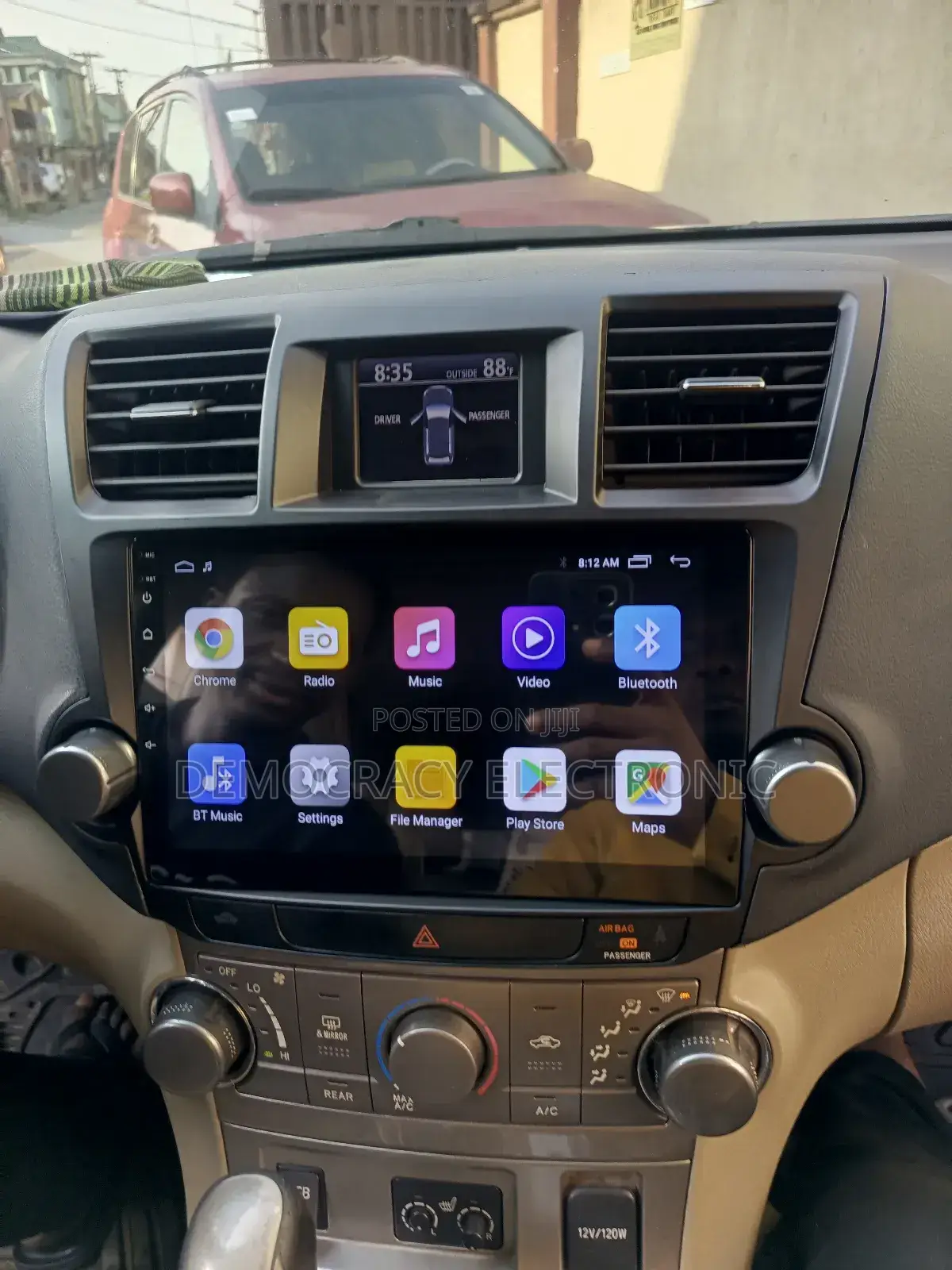 Toyota Highlander (2008/2012) Android Version With GPS (Map)