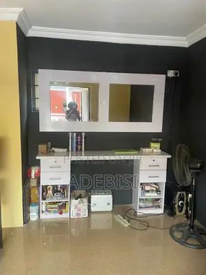 Makeup Mirror and Shelf