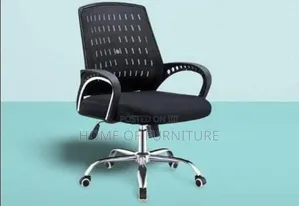 Office Chair – Mesh Back Swivel Chair With Wheels (Comfortable)