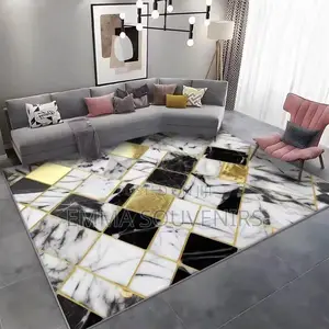 Nordic Geometric Abstract Carpet
