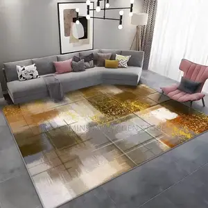 Nordic Geometric Abstract Carpet