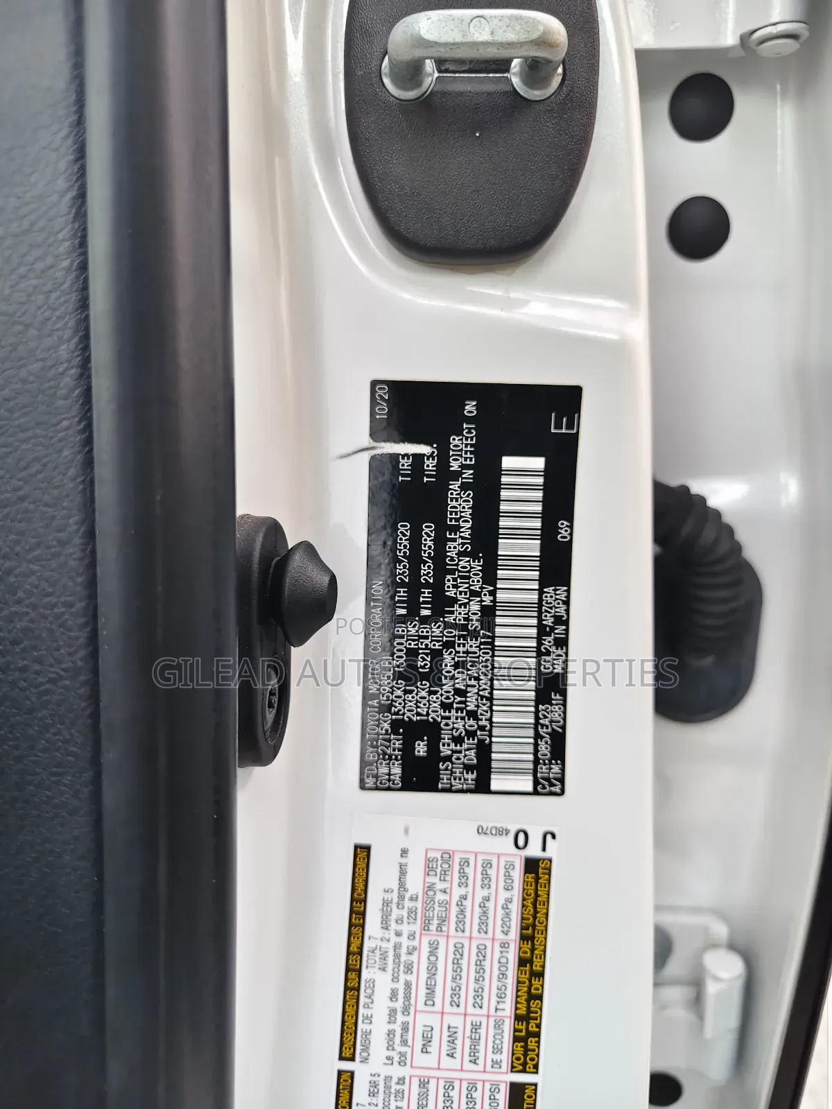 Lexus RX 350L 4WD 2021 White