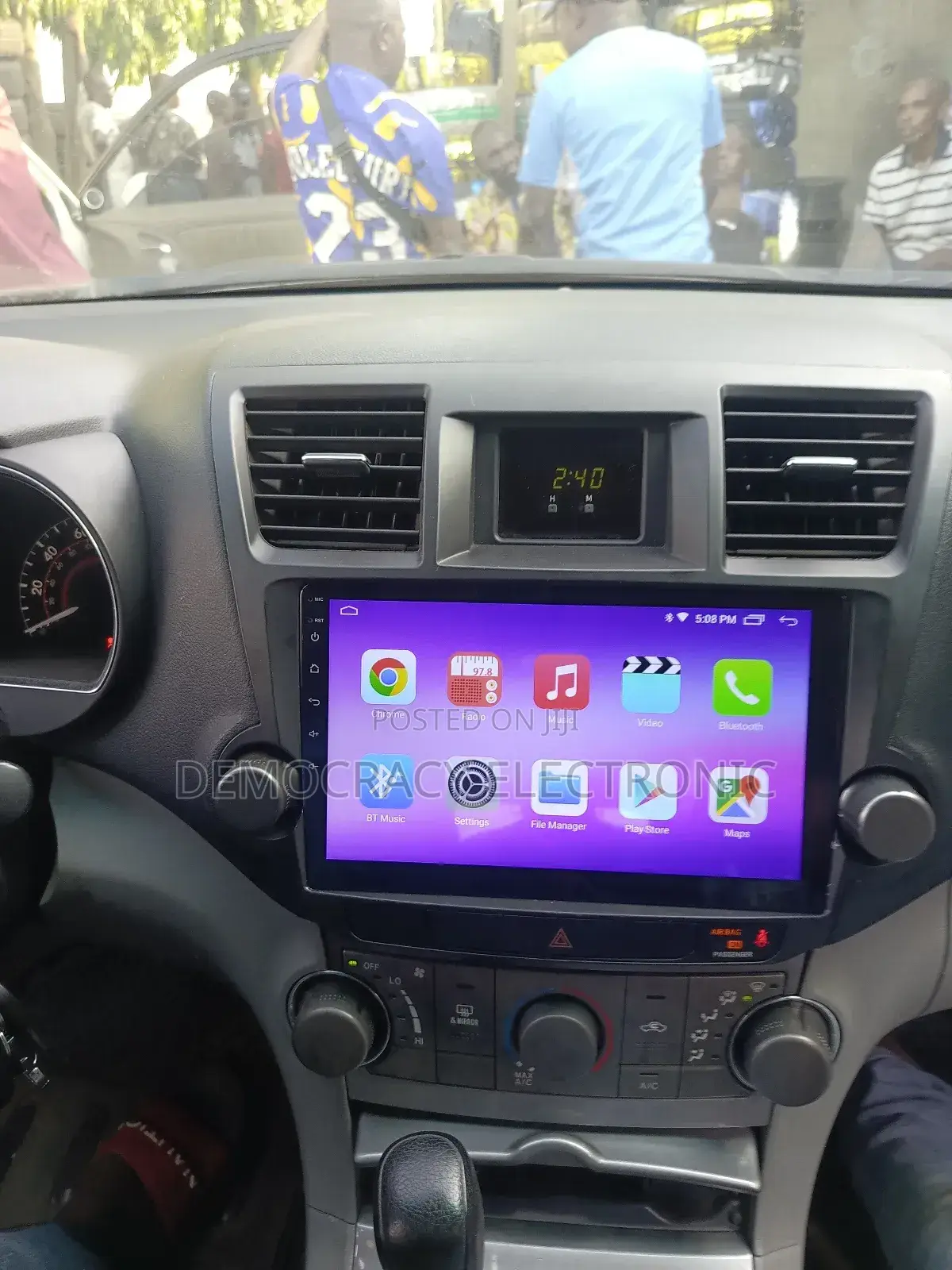 Highlander Android (2008/2012)Model With GPS Navigation (Map