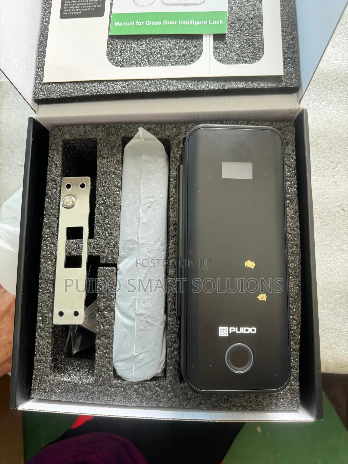 Smart Fingerprint Glass Door Lock