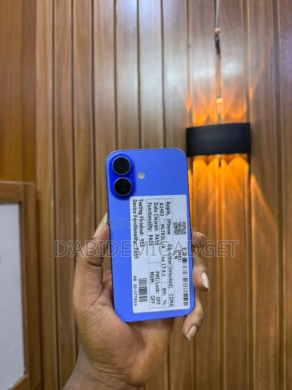 Apple iPhone 16 128 GB Blue