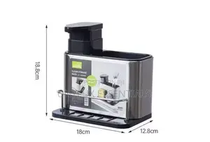 Multi-Purpose Soap Dispenser and Cutlery Rack